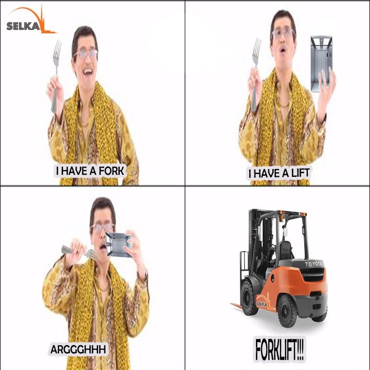 A simple forklift meme. LOL!!!