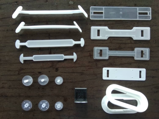 Plastic Handle (HD) & Plastic Supporter Plate (HP) For Box