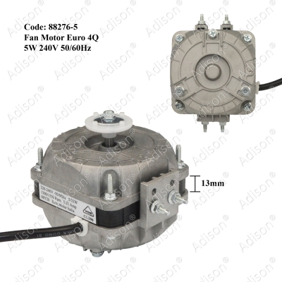 (Out of Stock) Code: 88276-5 Fan Motor 4Q 5W Euro Type 220-240V