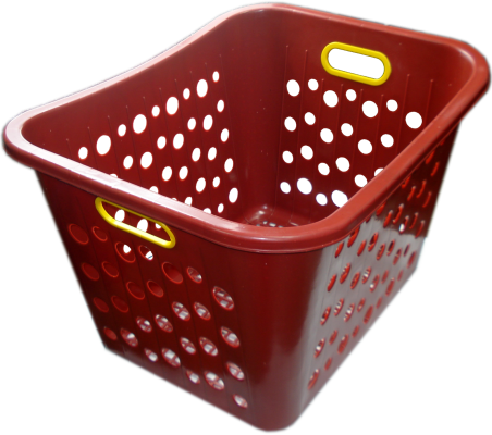 1061 LAUNDRY BASKET (RED)