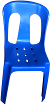 1058 BACKREST CHAIR (BLUE) BACKREST CHAIR PLASTIC CHAIR