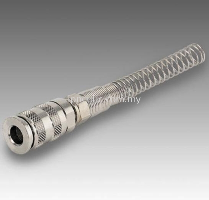 COUPLING SERIES IAC-- QUICK-FIT PORT, NYLON PIPE WITH SPRING