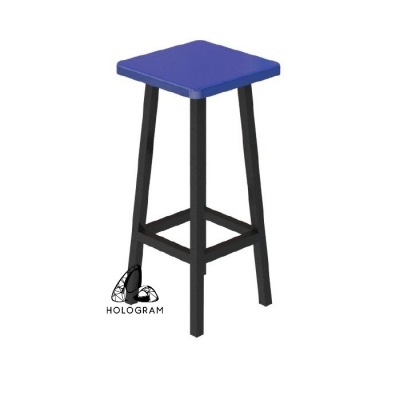 FRP SQUARE BAR STOOL WM_0325