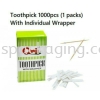 Toothpick with invidual wrap Bamboo Skewer / Toothpick Cutlery 