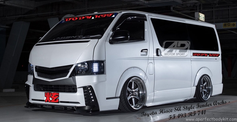 Toyota Hiace SA Style Fender Archs 