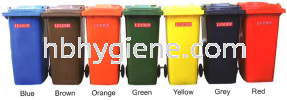 BP120 & BP240 (120lit & 240lit Mobile Garbage Bins) Outdoor Garbage Bin Tong Sampah