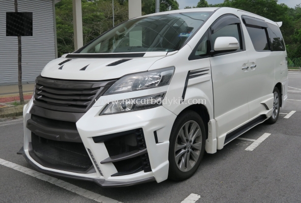 TOYOTA VELLFIRE 20 2012 - 2014 BLACK PEARL BODTKIT + SPOILER