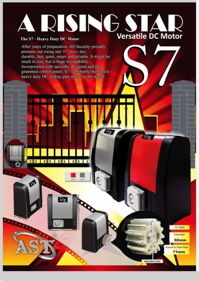 AST S7 DC Sliding gate motor