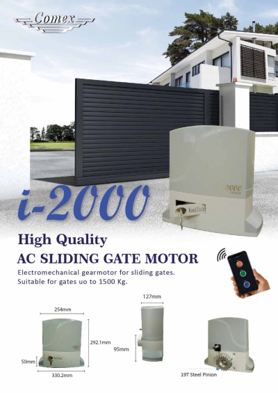 Comex i-2000 AC Motor Pintu Pagar Automatik Sliding