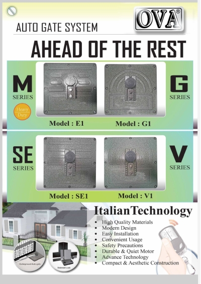 OVA M-G -SE-V SERIES Underground Auto Gate System