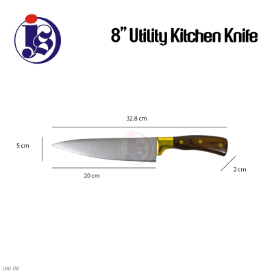 8" Utility Kitchen Knife