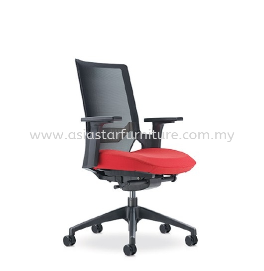 OTISY 1 MEDIUM BACK FABRIC MESH OFFICE CHAIR - sri hartamas | mont kiara | solaris dutamas