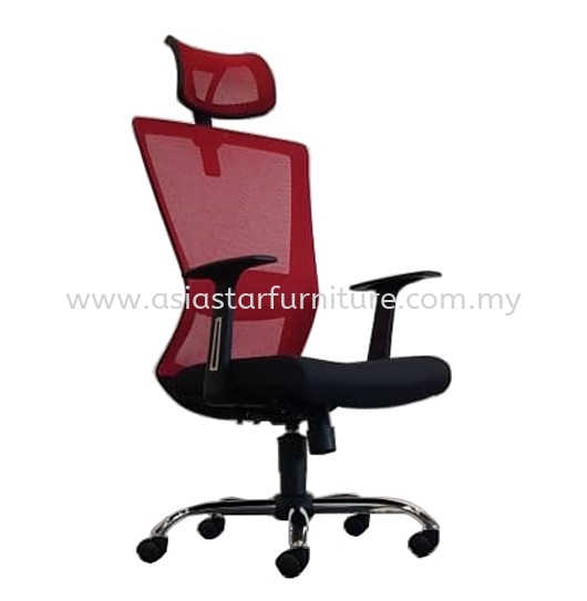 WILLY 1 HIGH BACK ERGONOMIC CHAIR | MESH OFFICE CHAIR MAHKOTA CHERAS