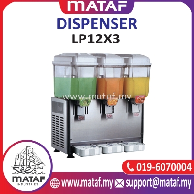 Juice Dispenser 3 Bowls 12L+12L+12L (LP12X3)