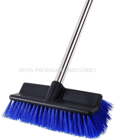 DECK BRUSH WITH METAL HANDLE