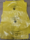 Yellow Medical Waste Step Bin Bio hazard Plastic Bag 30L Bio Hazard Bin Clinical Waste Tong Sampah 