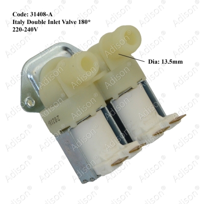 Code: 31408-A Italy Double Inlet Valve 180*