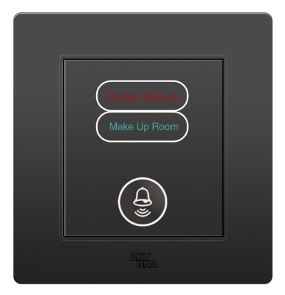 2A BELL SWITCH WITH 'DO NOT DISTURB' & 'MAKE UP ROOM' INDICATOR