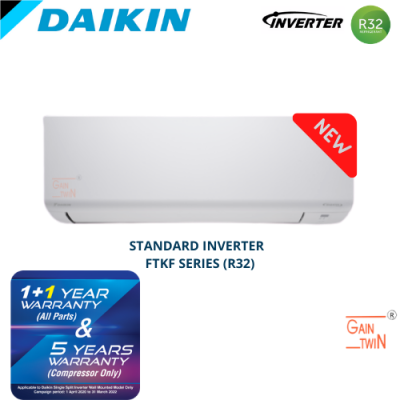 Daikin 2hp Standard Inverter Wall Mounted FTKF50/RKF50