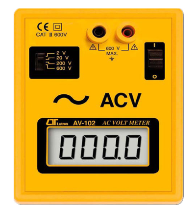 LUTRON AV-102 ACV Bench Meter