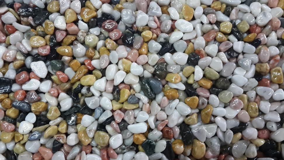 Pebble Stone Code - AMPW Warna / Contoh Batu Pebble / Contoh Lantai Batu Kacang Seni Batu & Contoh Pilihan Corak Warna  Carta Pilihan Warna Corak