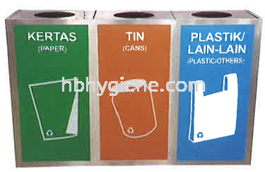 Recycle 236 Ss Recycle Bins Waste Bins Pontian Johor Bahru Jb Malaysia Suppliers Supplier Supply Hb Hygiene Sdn Bhd