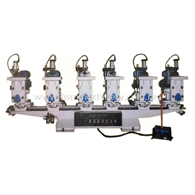 SYO-506 (Pheumatic Six Head Horizontal Boring Machine)