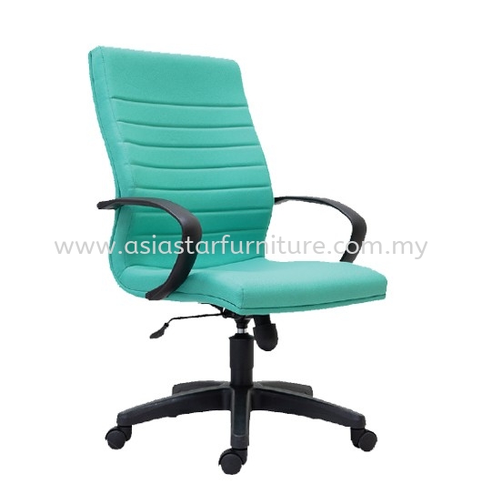 BONA MEDIUM BACK STANDARD CHAIR | FABRIC OFFICE CHAIR BALAKONG SELANGOR