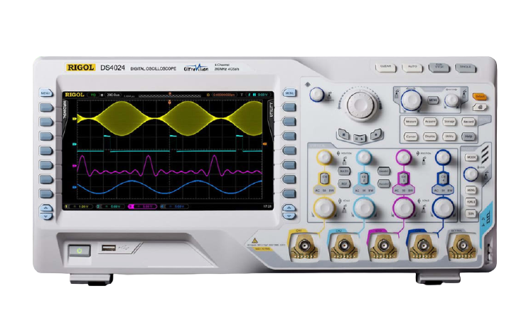rigol ds4024 200mhz digital oscilloscope with 4 channels
