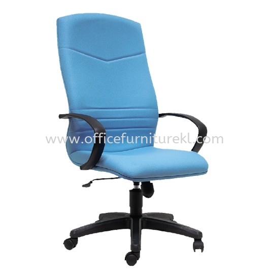 ROBINIA STANDARD HIGH BACK FABRIC CHAIR C/W POLYPROPYLENE BASE