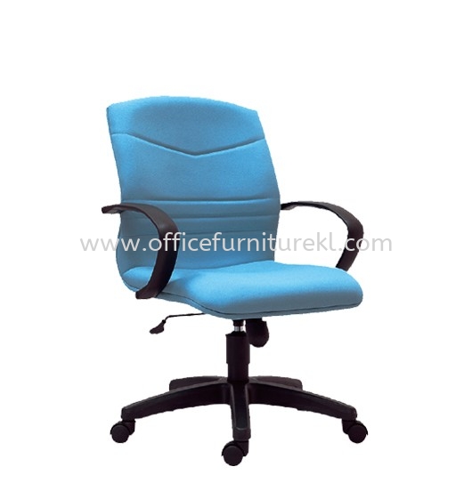 ROBINIA STANDARD LOW BACK FABRIC CHAIR C/W POLYPROPYLENE BASE