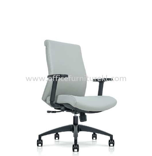 DARQUE LOW BACK EXECUTIVE CHAIR | LEATHER OFFICE CHAIR BANGSAR KL