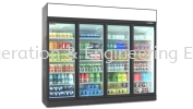 flower 4 door display chiller  GLASS DISPLAY TYPE CHILLER OR FREEZER REFRIGERATOR (CHILLER OR FREEZER)