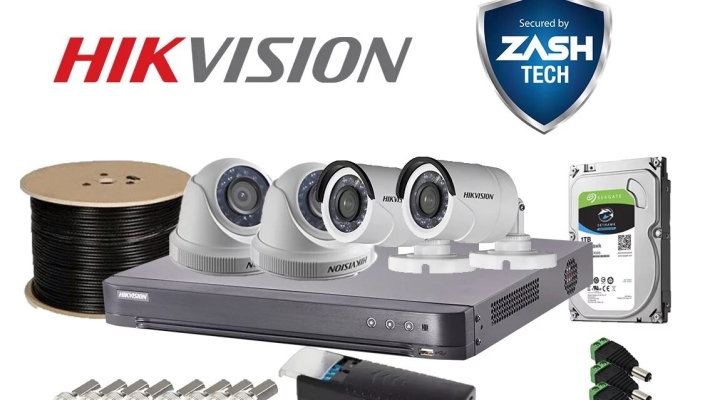 Set Hikvision 4 Channel Analog 2MP DIY