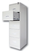 5 drawer steel cabinet with recess handle and ball bearing slide Storage Steel cabinet Office Filing Cabinet