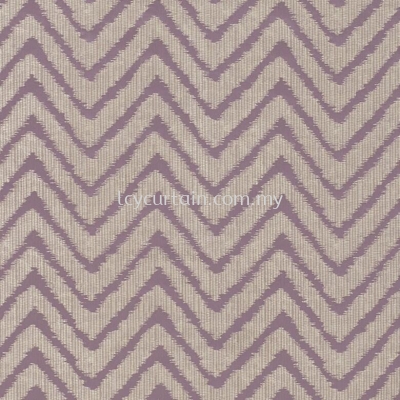 Premium European Jacquard ZigZag Pattern Fabric Clikat Chevron 15 Cameo