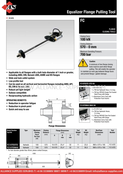 ENERPAC Equalizer Flange Pulling Tools