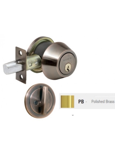 ST.GUCHI BRASS SINGLE DEAD BOLT (D271-PB) SGDB-D271