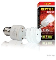 PT2340 Exo Terra Reptile UVB200 High Output UVB Bulb - 13 W