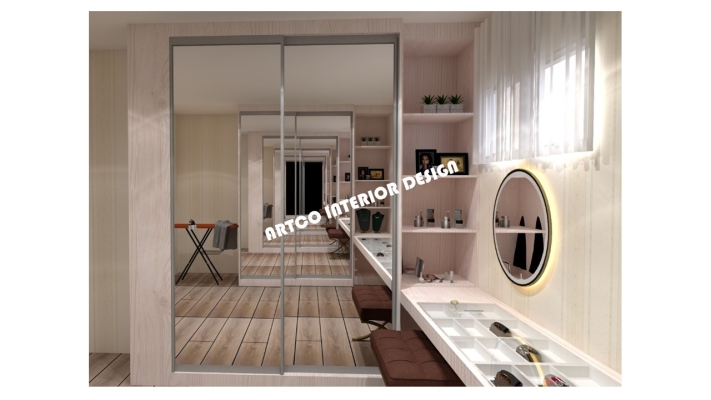 Wardrobe Sliding Door (Mirror)