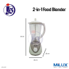 2-in-1 Milux Food Blender Blender Kitchen Appliances