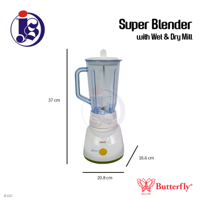 Butterfly Super Blender with Wet & Dry Mill