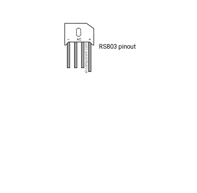 dc - rs803-bp kbu 8a/200v bridge rectifiers