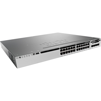 WS-C3850-24P-S. Cisco Catalyst 3850 24 Port PoE IP Base. #ASIP Connect