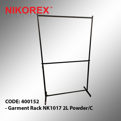 400152 - Garment Rack NK1017 2L Powder/C