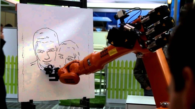 KUKA Robotic can be an artist too~ 🖌🎨