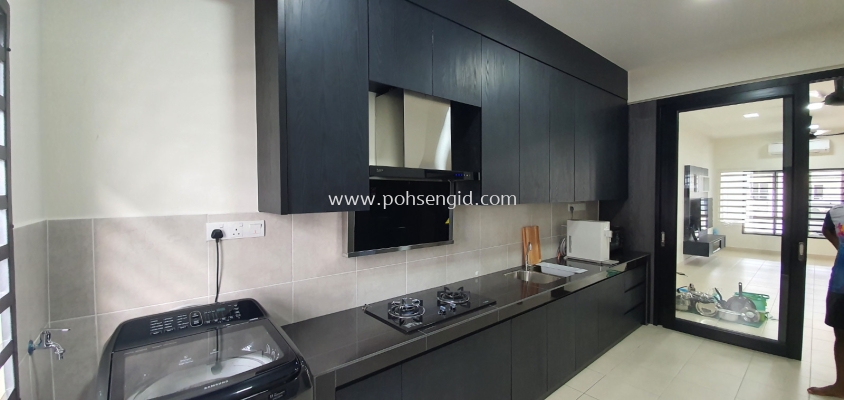 Solid Plywood Laminated Kitchen Cabinet #IRINGAN BAYU