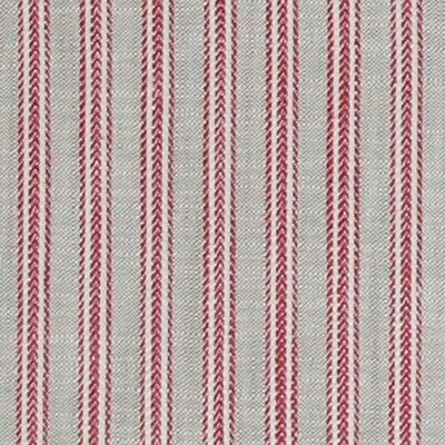 Stripe Curtain Linen Field Canton 21 Berry