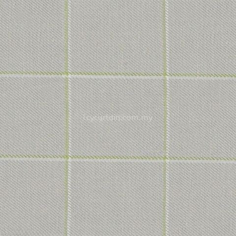 Checked Curtain Linen Field Meadow 07 Checked Curtain Fabric Curtain Cloth Textile / Curtain Fabric Choose Sample / Pattern Chart