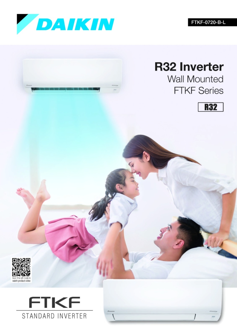 Daikin R32 Inverter Wall Mounted FTKF Series Air-Conditioner (Daikin Malaysia)